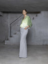 Ballonbluse im Ombre-Look