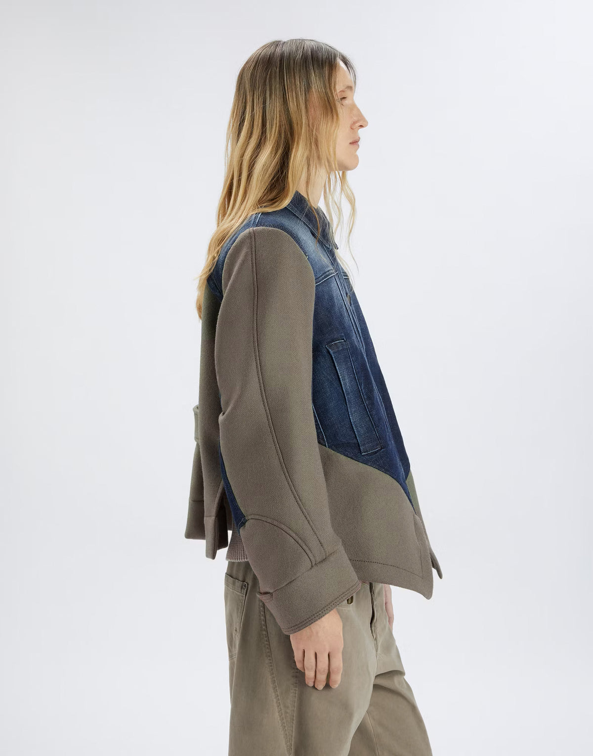 Jacke URCHINTH im Materialmix