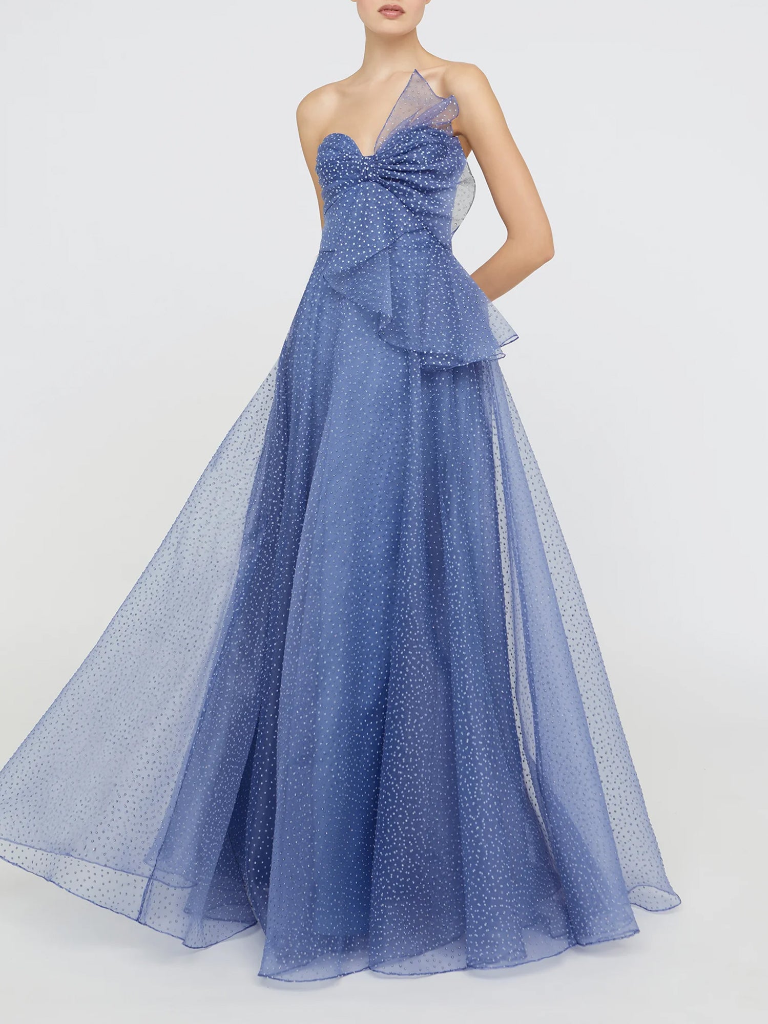 Korsagen Kleid mit Glitter