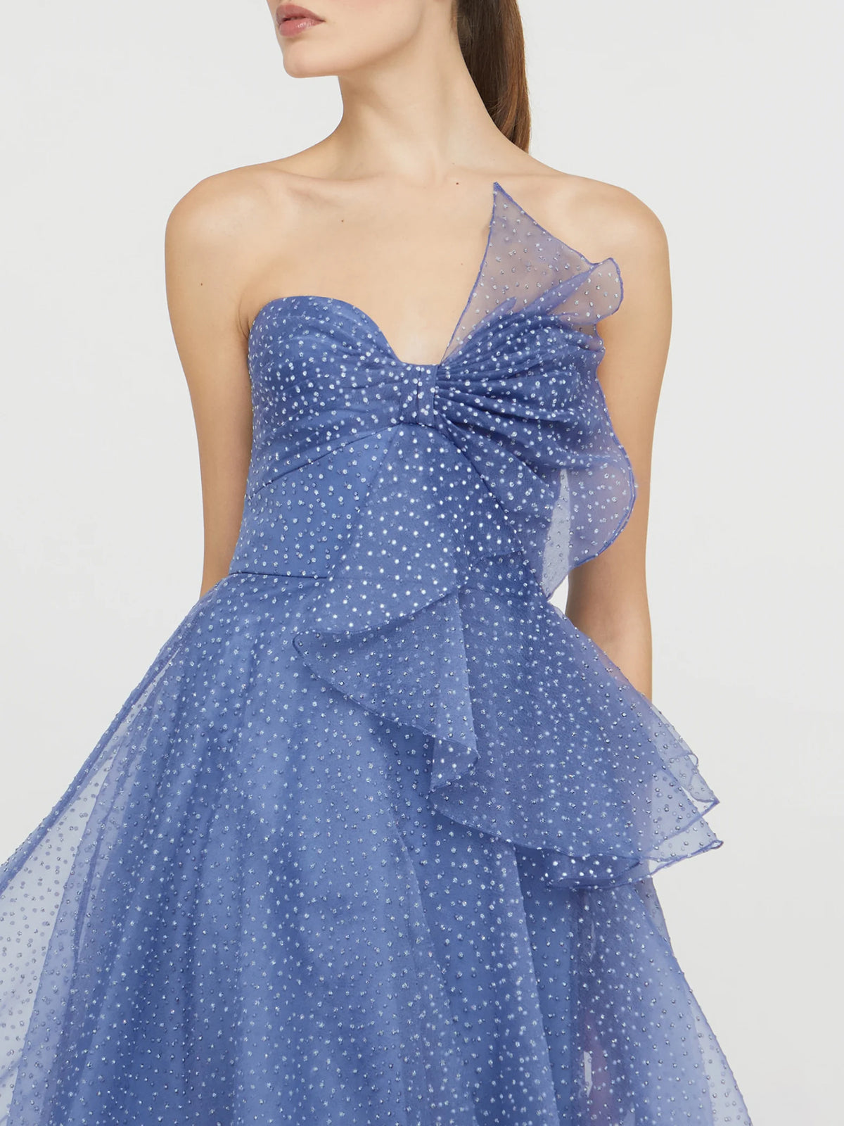 Korsagen Kleid mit Glitter