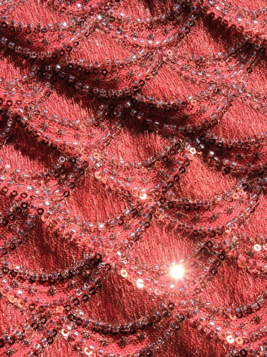 Kupferfarbenes Abendkleid Aura