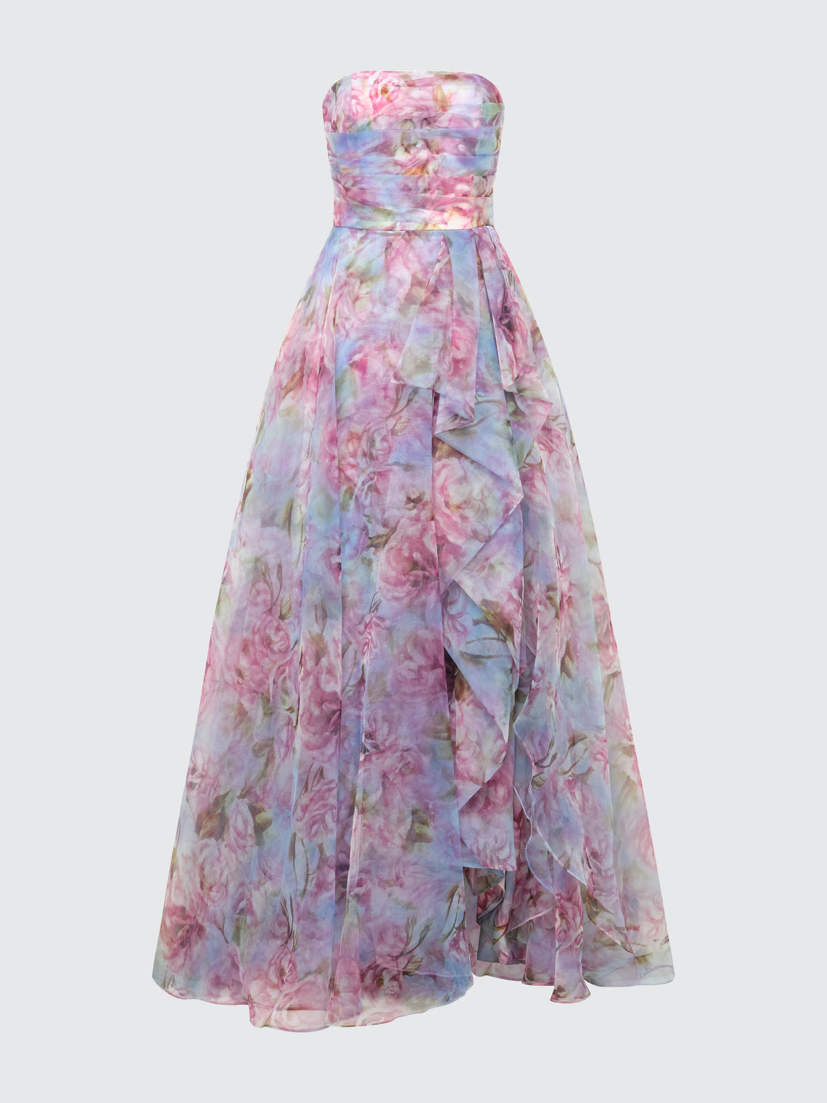 Korsagen Kleid mit Blüten - Tempel Hamburg