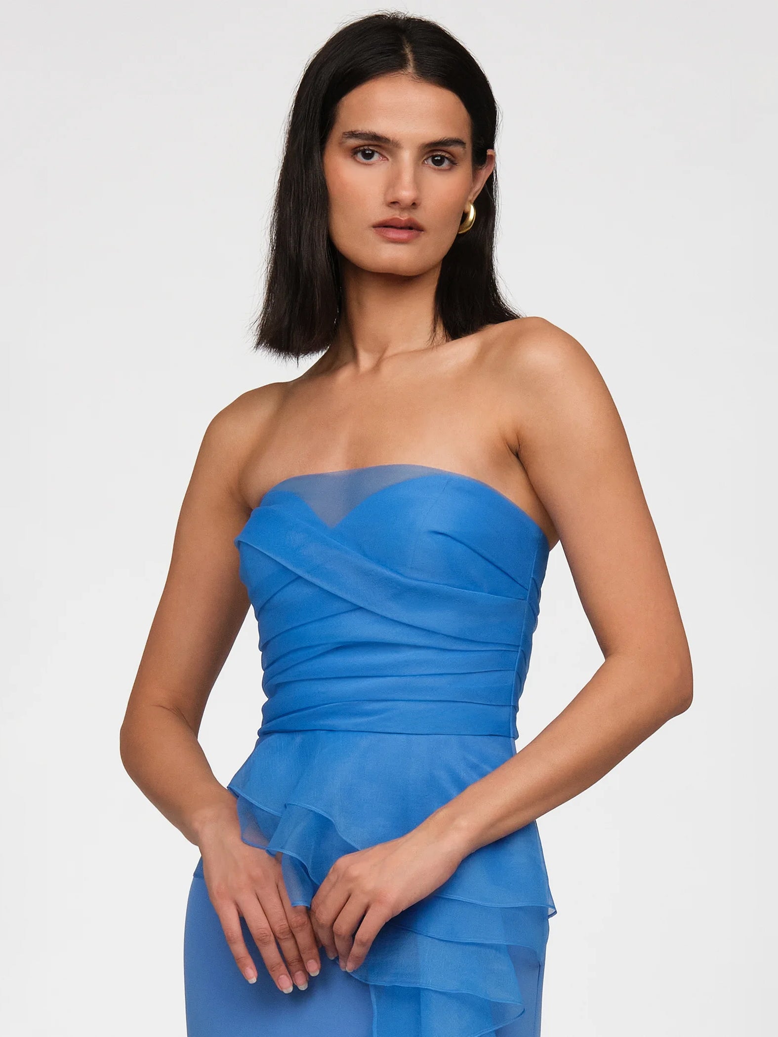 Korsagen Kleid mit Mermaid-Rock