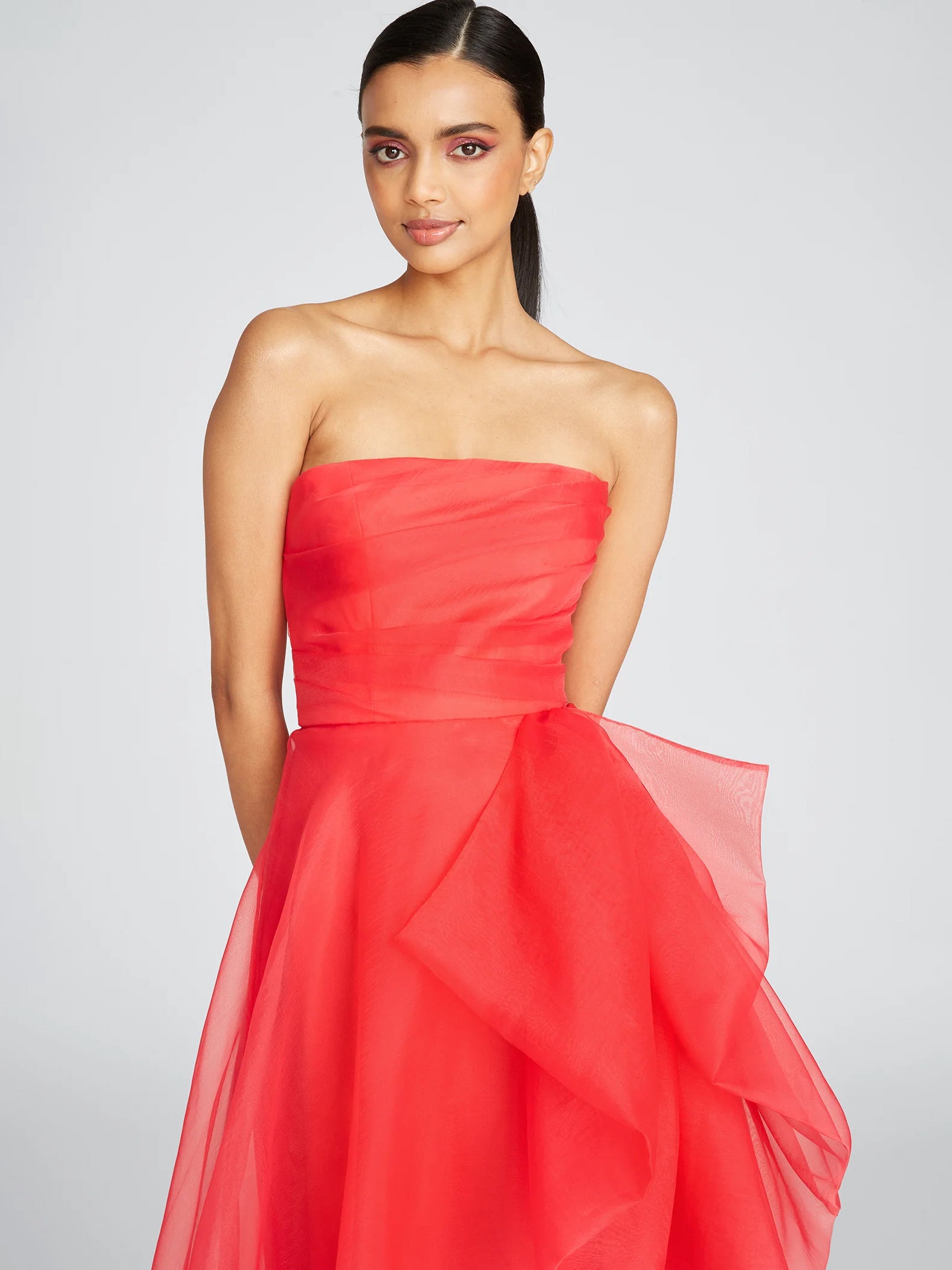 Korsagen Kleid in Begonia