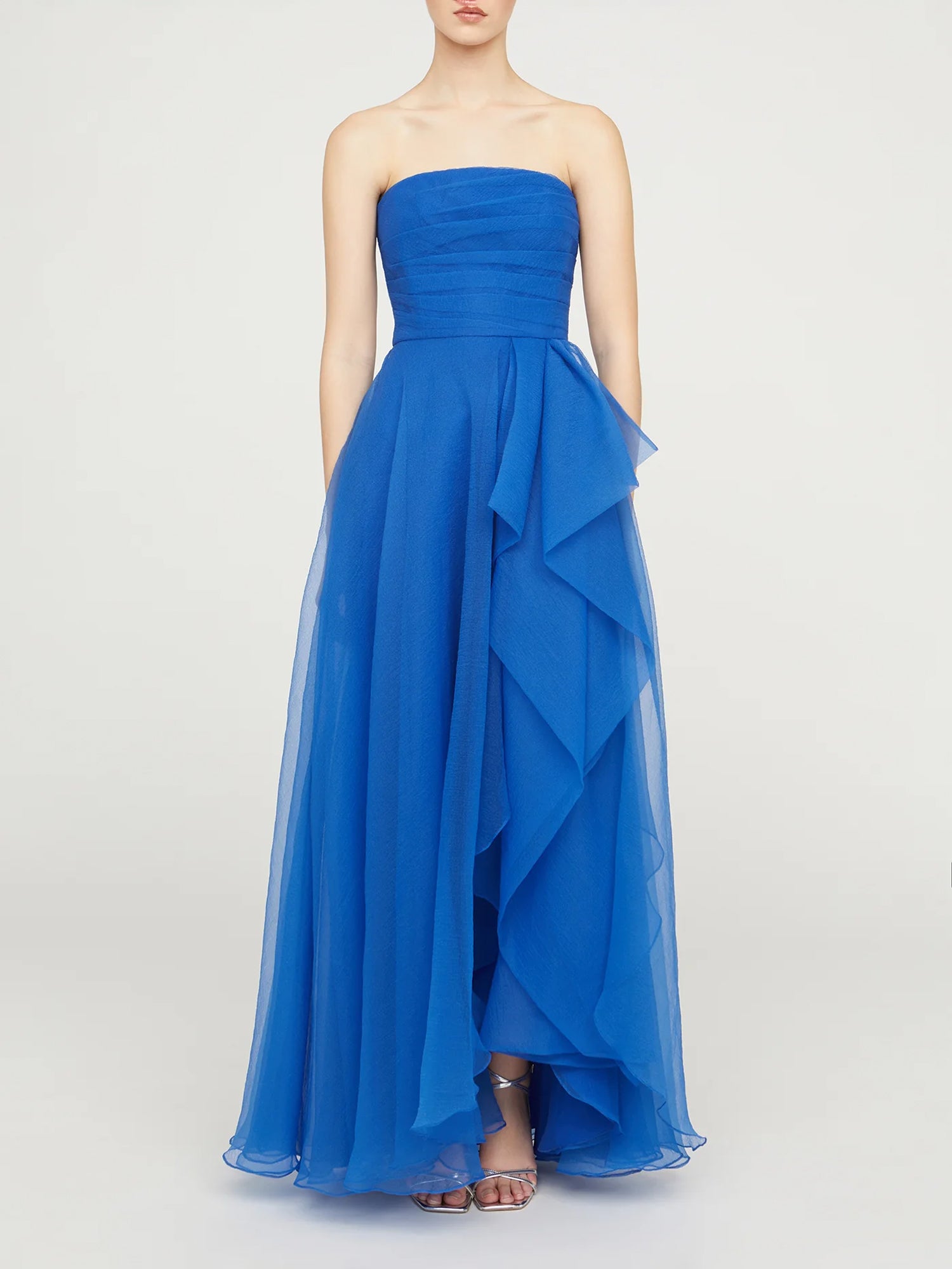 Korsagen Kleid in Royal Blue