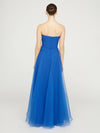 Korsagen Kleid in Royal Blue