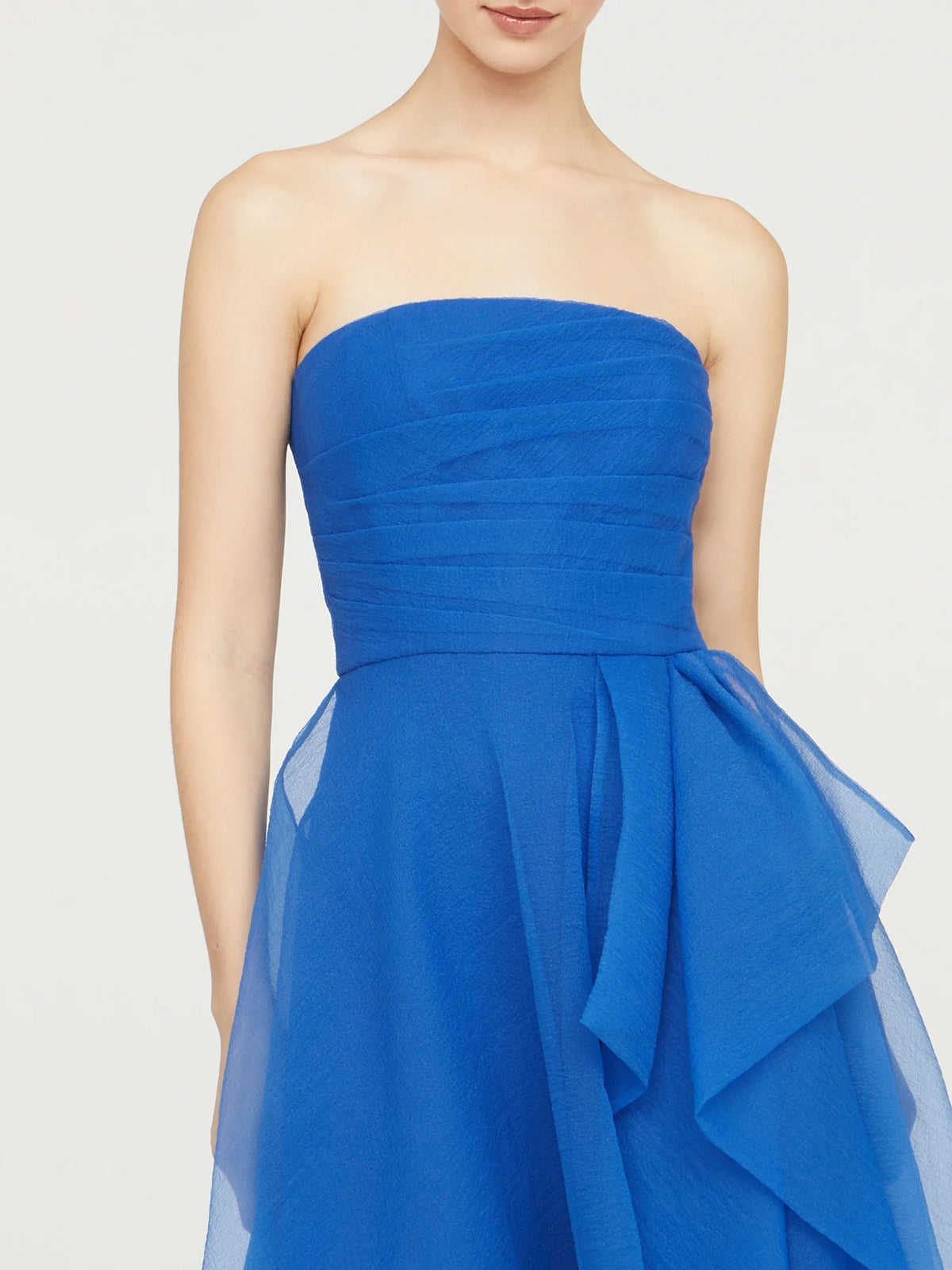 Korsagen Kleid in Royal Blue