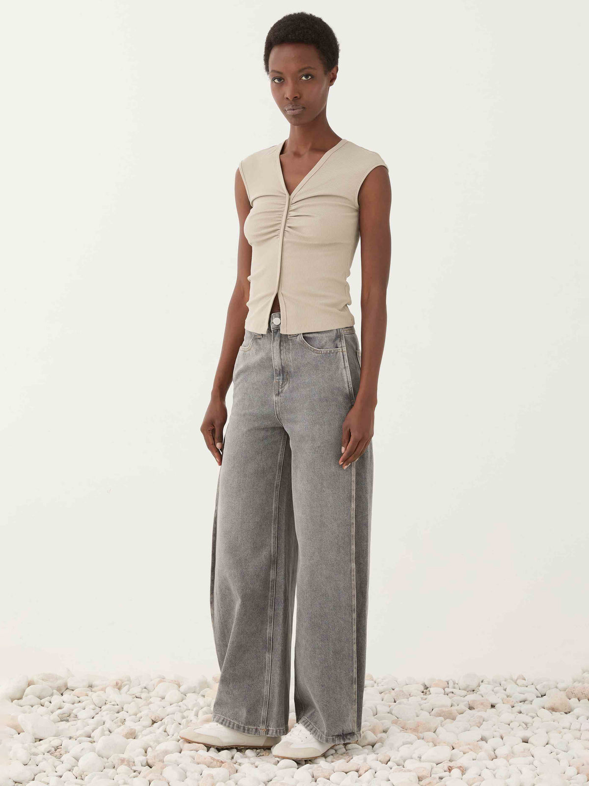 Jeans in grau - Tempel Hamburg