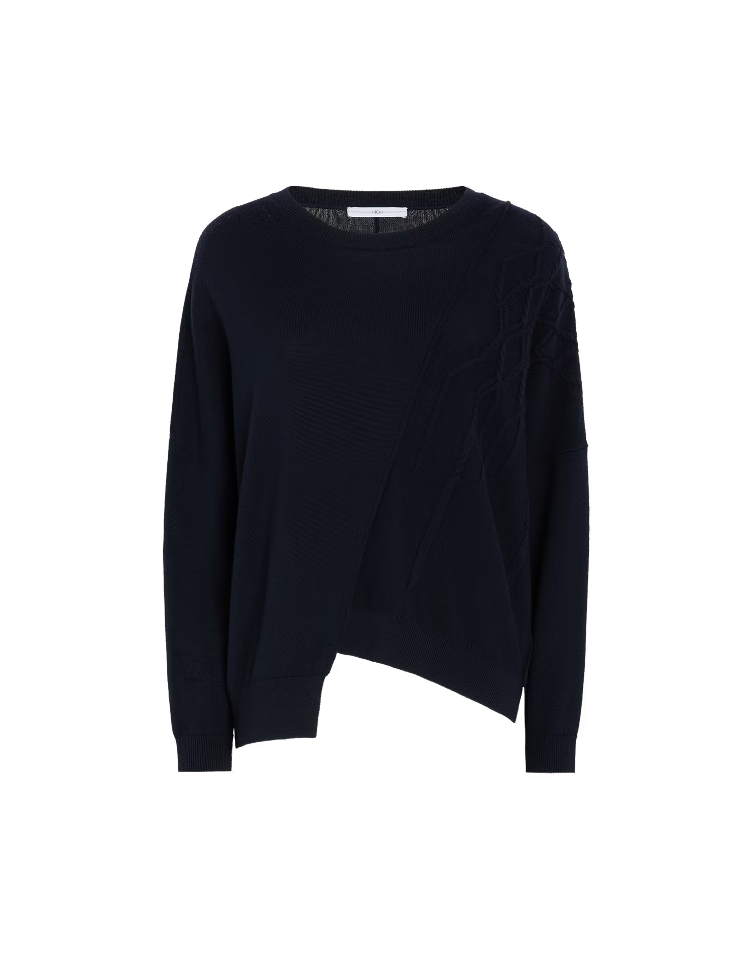 Pullover mit geflochtener Struktur