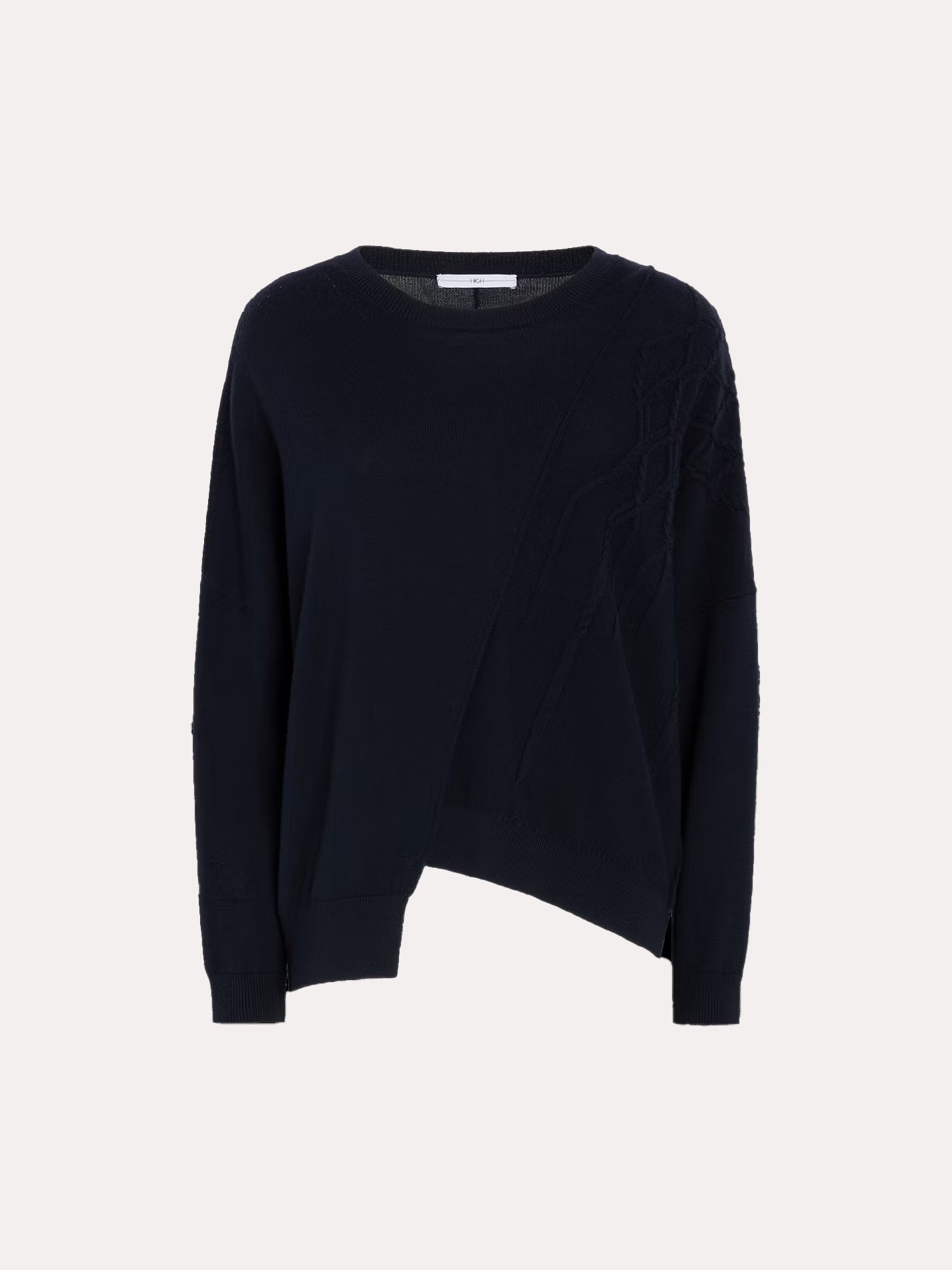 Pullover mit geflochtener Struktur