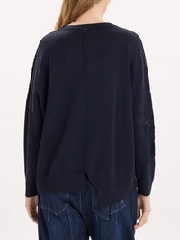 Pullover mit geflochtener Struktur