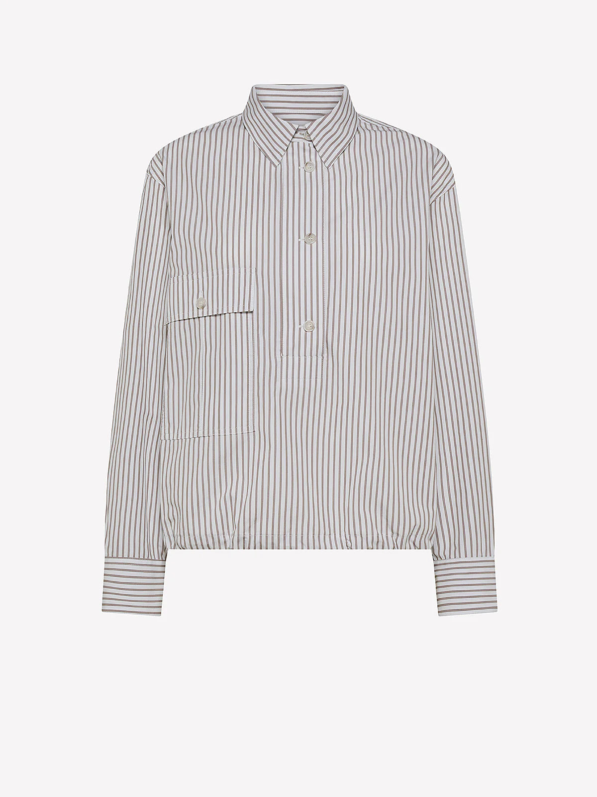 Streifenhemd verkürzt geschnitten - Tempel Hamburg