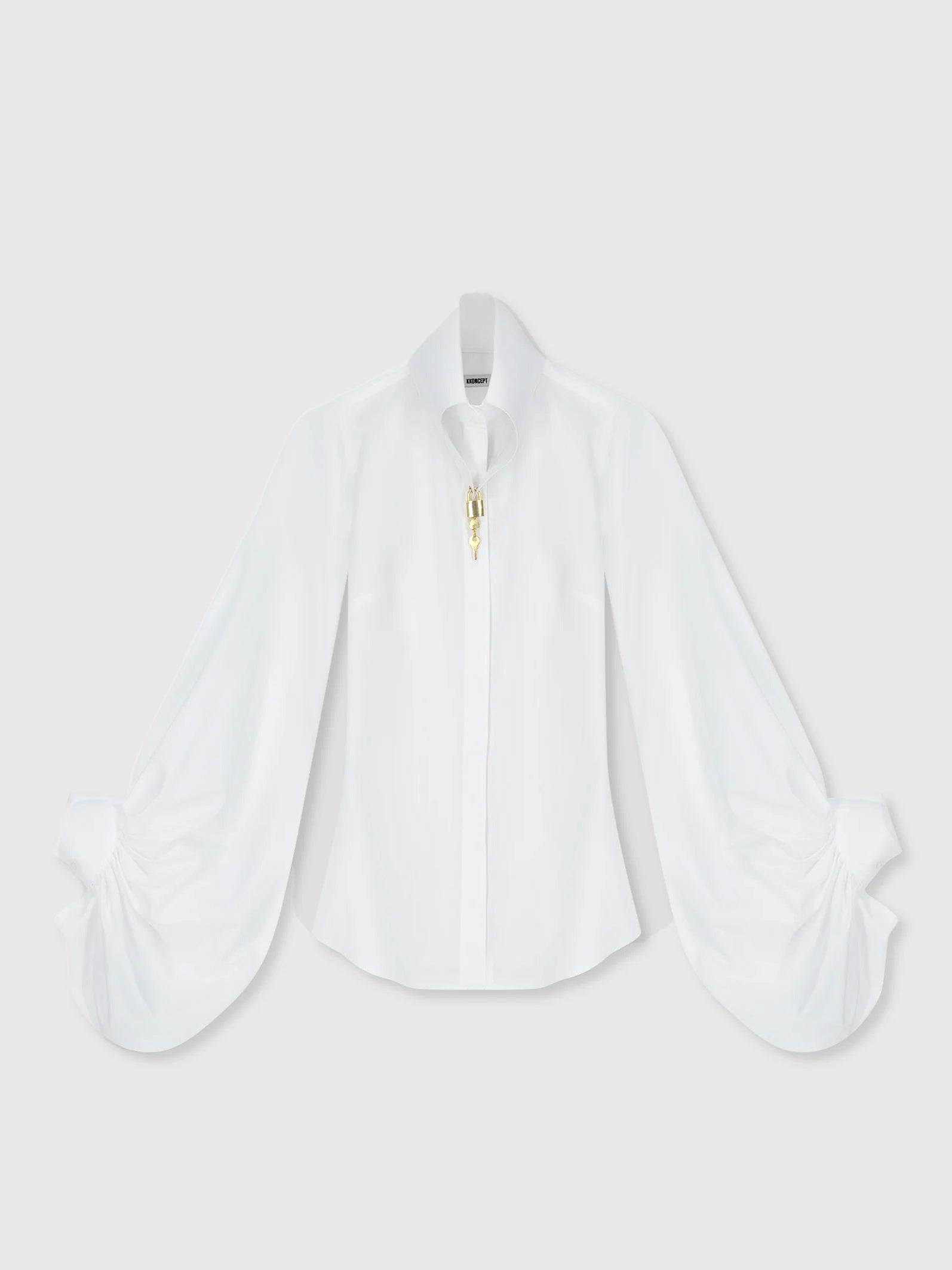 Bluse mit spitzem Kragen - Tempel Hamburg