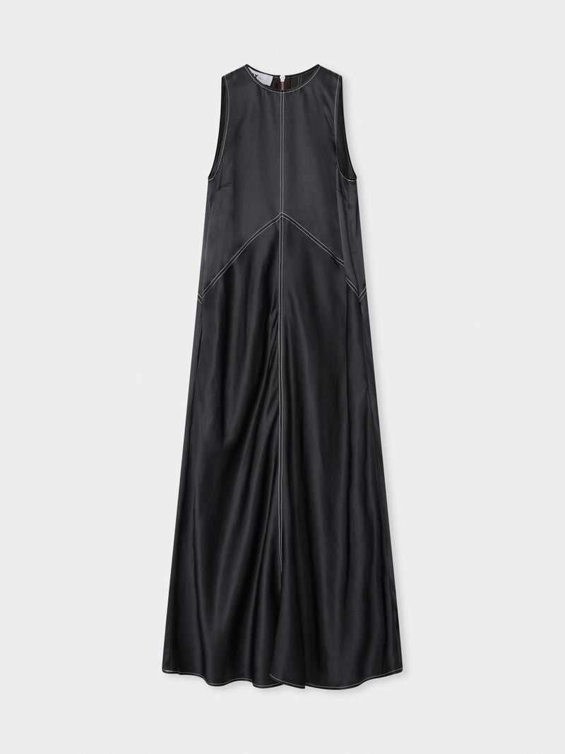 Ärmelloses Kleid in schwarz - Tempel Hamburg