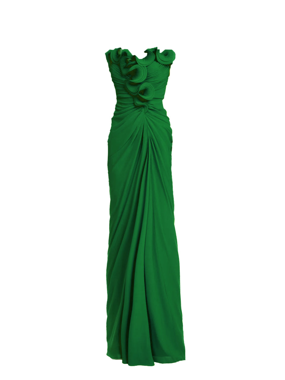 Trägerloseses Abendkleid in Saphir - Tempel Hamburg