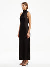 Neckholder - Kleid in Espresso
