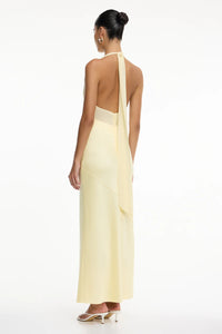 TLDevlyn Neckholder-Abendkleid in Limoncello - Tempel Hamburg