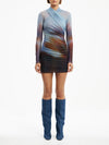 Minikleid aus Mesh