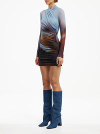 Minikleid aus Mesh