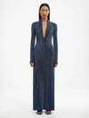 Langarmkleid mit Rückenausschnitt