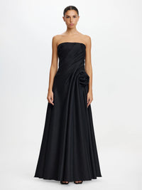 Drapiertes Coursagenkleid