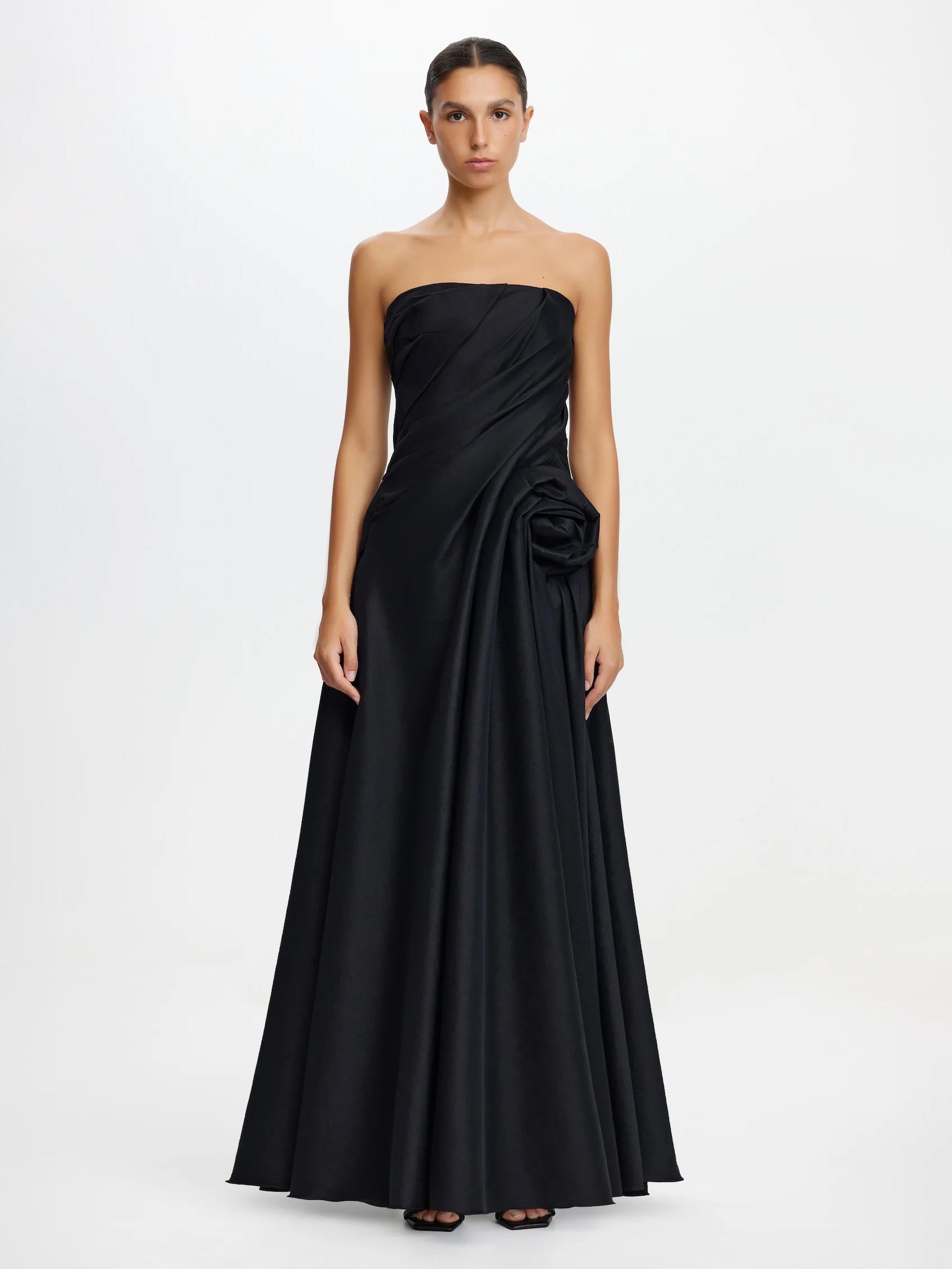 Drapiertes Coursagenkleid