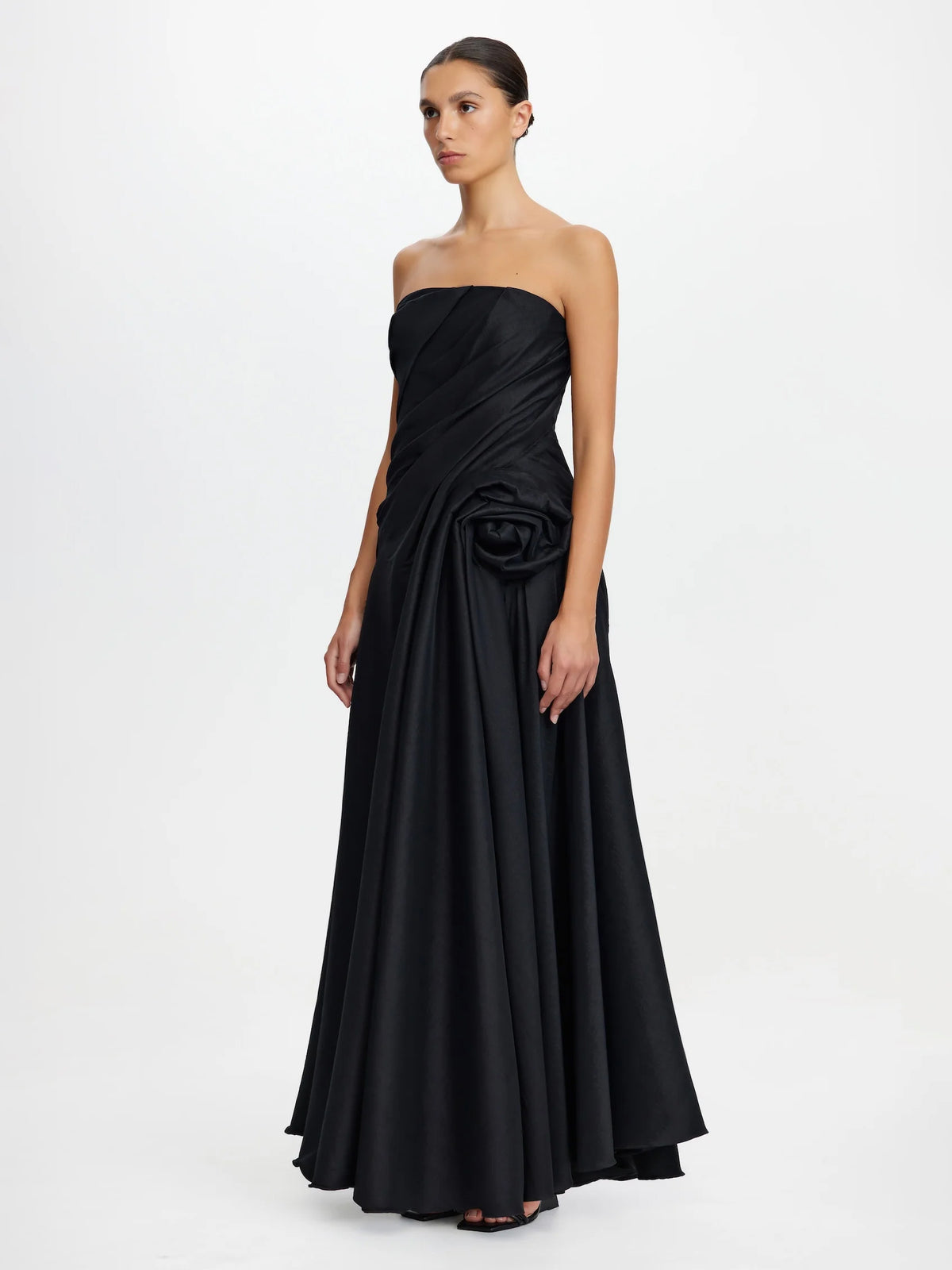 Drapiertes Coursagenkleid