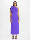 Abendkleid mit Fächer-Ausschnitt