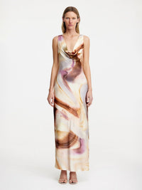 Kleid mit Wasserfallausschnitt - Tempel Hamburg