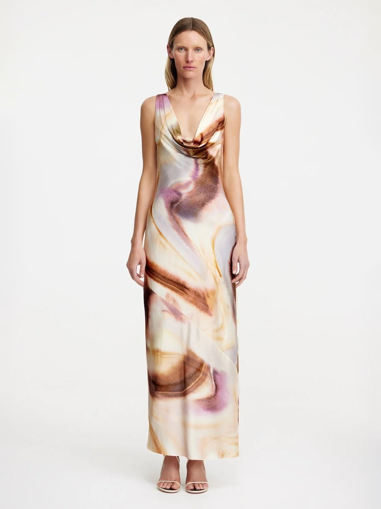 Kleid mit Wasserfallausschnitt - Tempel Hamburg
