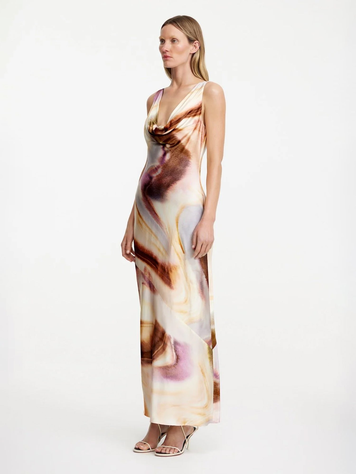 Kleid mit Wasserfallausschnitt - Tempel Hamburg