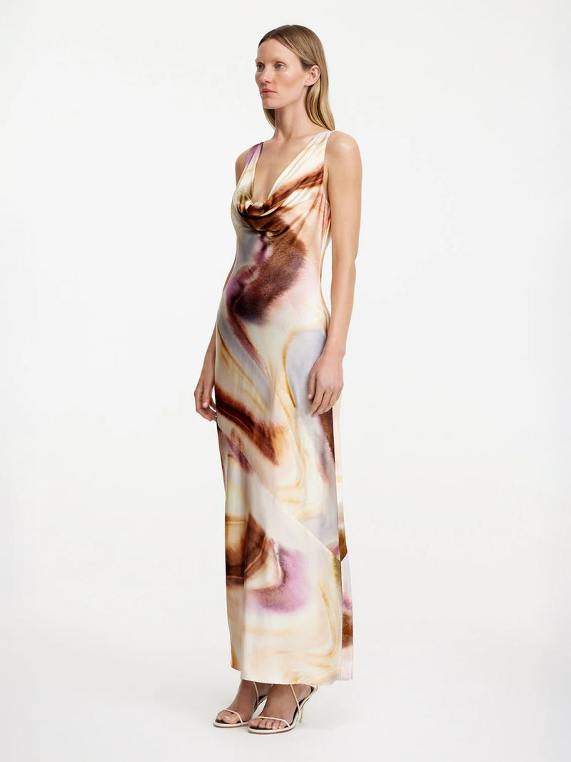 Kleid mit Wasserfallausschnitt - Tempel Hamburg