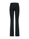 Celine Cropped Flared Legging in schwarz