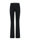 Celine Cropped Flared Legging in schwarz