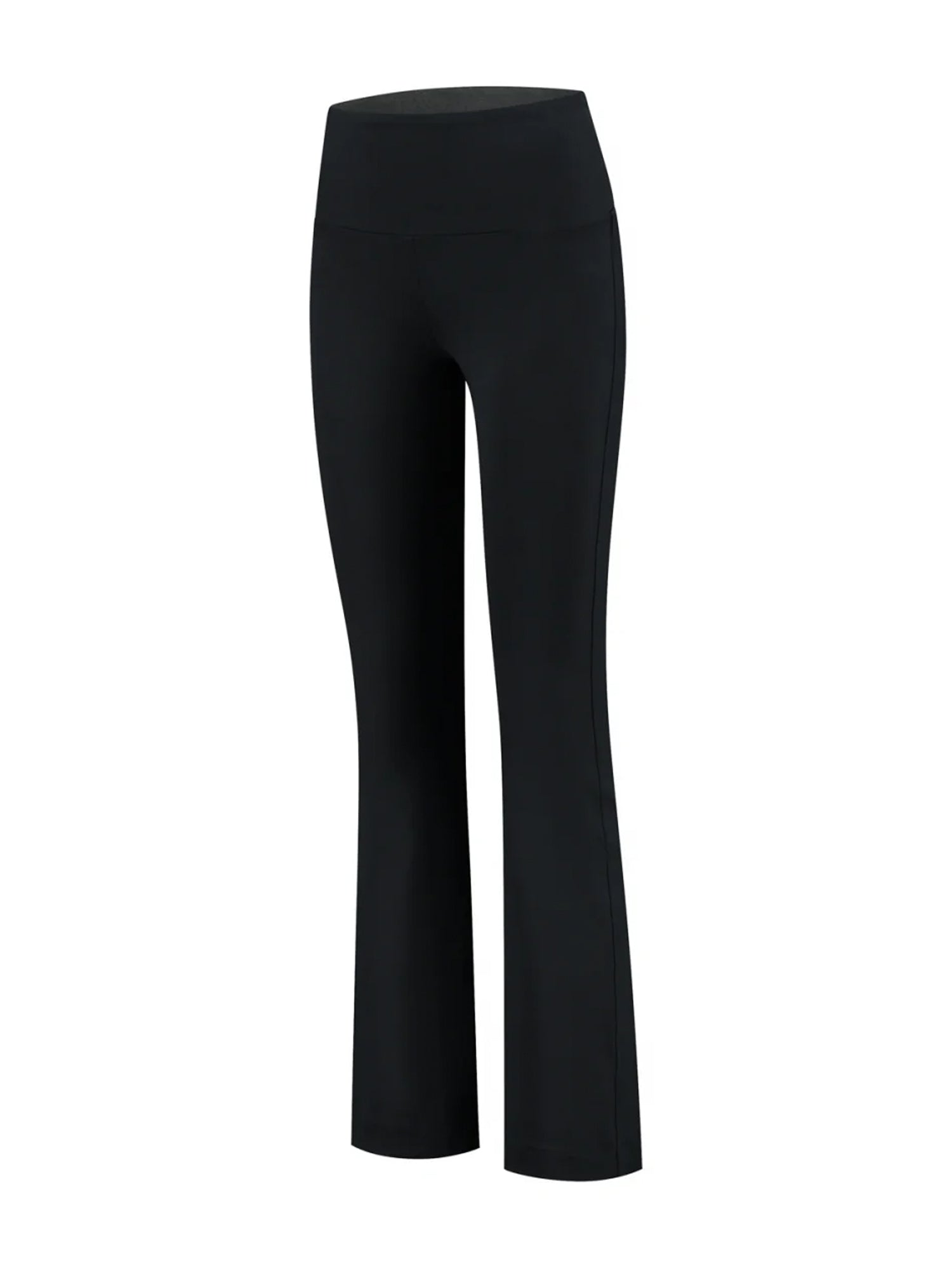 Celine Cropped Flared Legging in schwarz