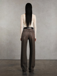 Diana Jeans von 3x1 NY in ANTHRACITE MOCHA - Tempel Hamburg