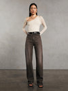 Diana Jeans von 3x1 NY in ANTHRACITE MOCHA - Tempel Hamburg