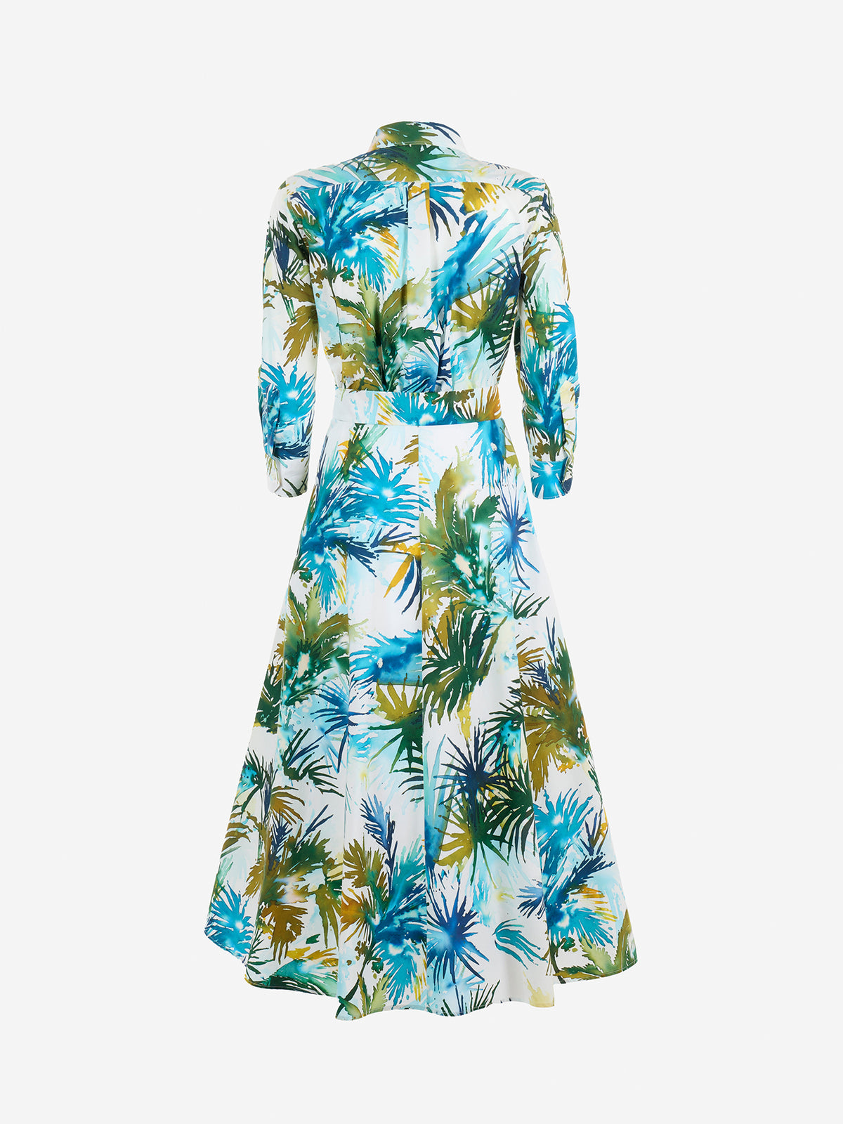 Kleid mit Palmenblättern in Aquarell - Tempel Hamburg