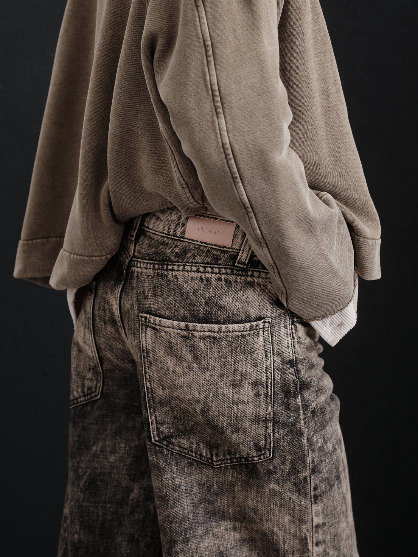 Batik-Soft-Denim Hose - Tempel Hamburg
