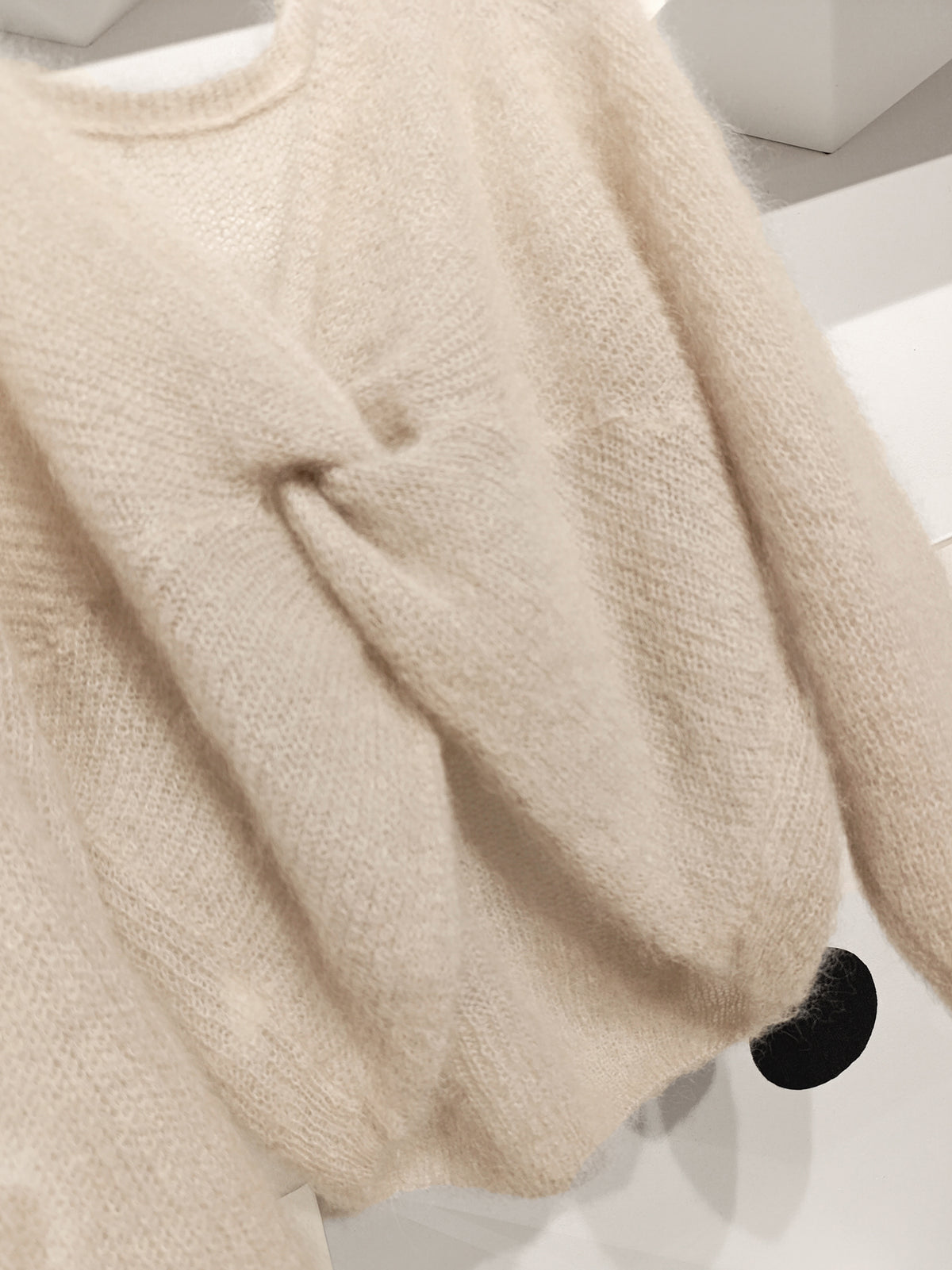 Pullover mit Knotendetail in Sand