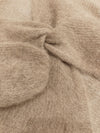 Pullover mit Knotendetail in Mokka Mousse - Tempel Hamburg