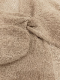 Pullover mit Knotendetail in Mokka Mousse - Tempel Hamburg