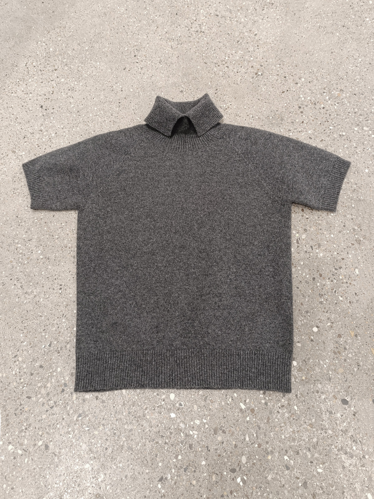 Kurzarm Pullover mit Polokragen - Tempel Hamburg