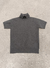 Kurzarm Pullover mit Polokragen - Tempel Hamburg