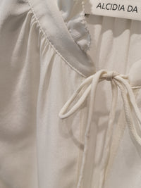 Seidenbluse mit Rüschen - Tempel Hamburg