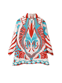 Ethno-Print Kimono Jacke - Tempel Hamburg