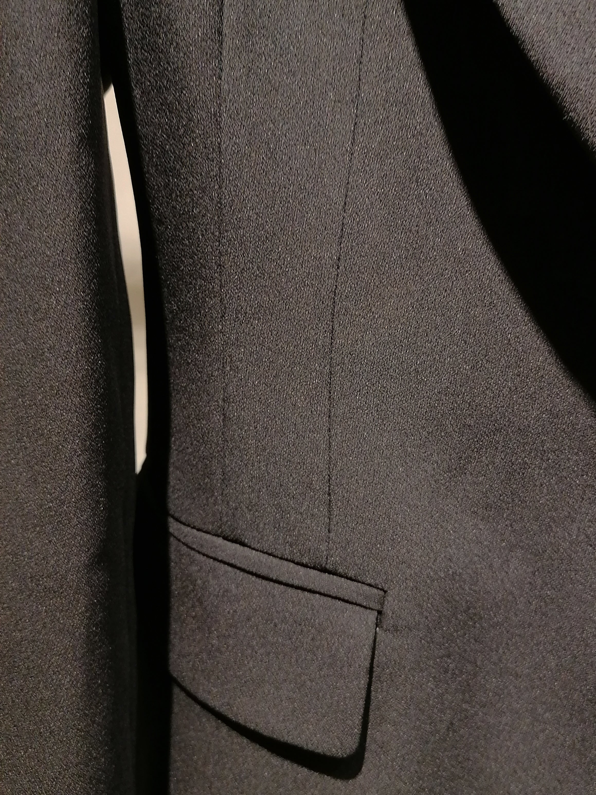 Taillierter Smoking Blazer mit einem Knopf