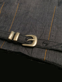 Midi-Jeansrock