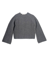 Weiter Pullover in grau - Tempel Hamburg