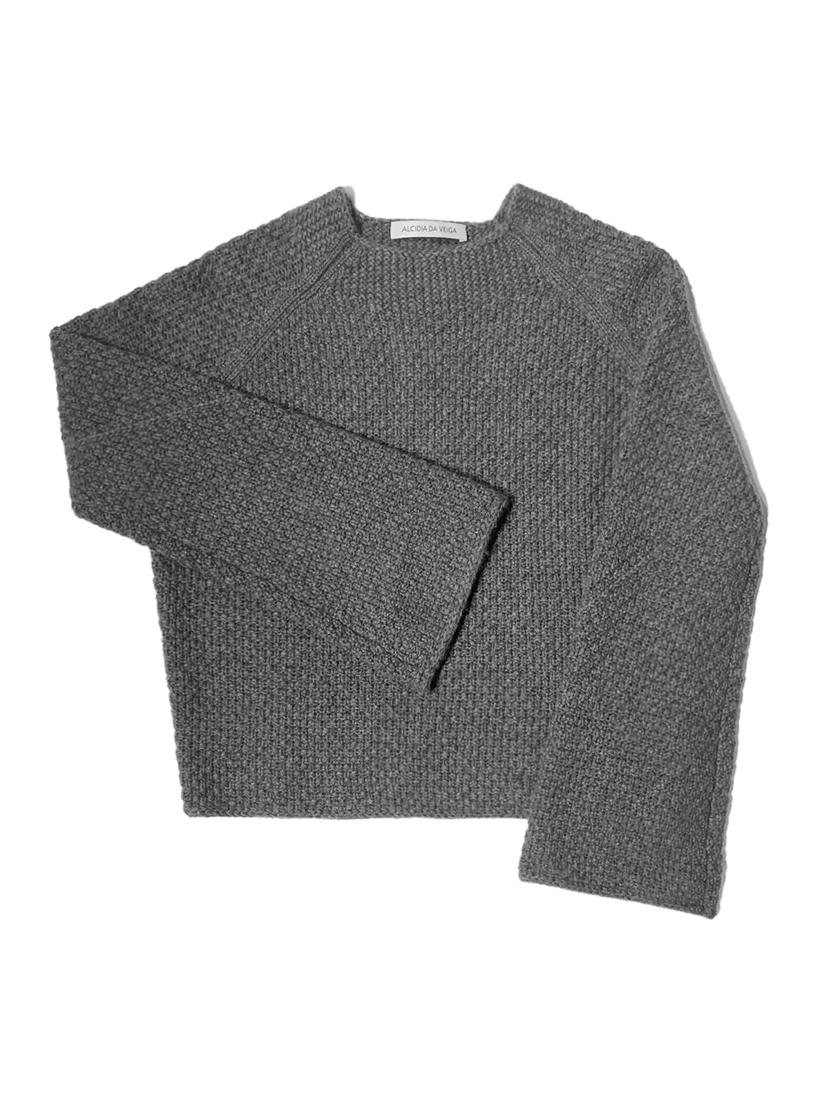 Weiter Pullover in grau - Tempel Hamburg